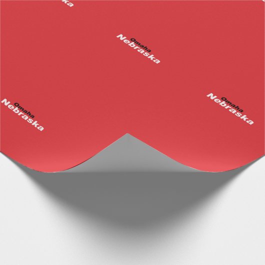 Omaha, Nebraska wrapping Paper Cadeaupapier (Hoek)