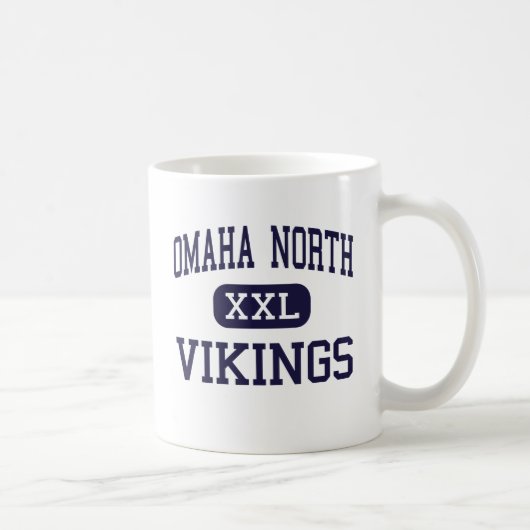 Omaha North - Vikings - High - Omaha Nebraska Koffiemok (Rechts)