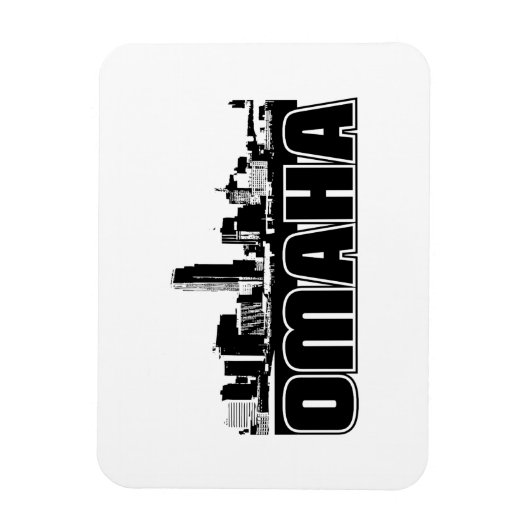 Omaha Skyline Magneet (Verticaal)