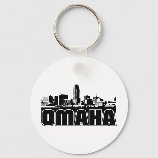 Omaha Skyline Sleutelhanger (Voorkant)