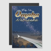 Omaha, vliegposter van Nebraska (Voorkant / Achterkant)