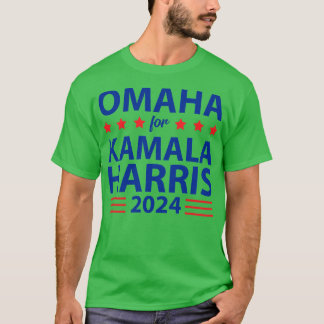 Omaha voor KAMALA HARRIS voor PRESIDENT 2024 T-shirt