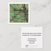 Omaha We hebben de nieuwe Kaart Adres verplaatst (Voorkant / Achterkant)