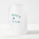 O'Mahony's Ierse Pub Matglas Bierpul (Voorkant links)
