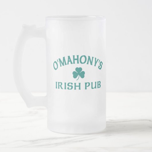 O'Mahony's Ierse Pub Matglas Bierpul (Links)