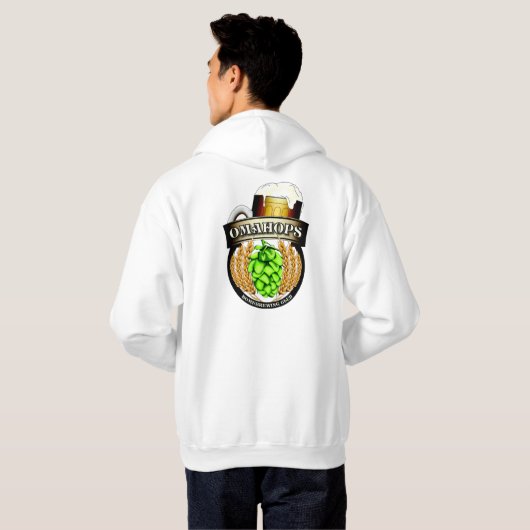 Omahops Gehoornd sweatshirt (Achterkant volledig)
