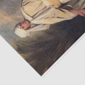 Omai van de Vriendelijke Eilanden door Sir Joshua  Tissuepapier (Detail)