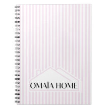 OMAÏA HOME Minimaal Huis Logo Notitieboek