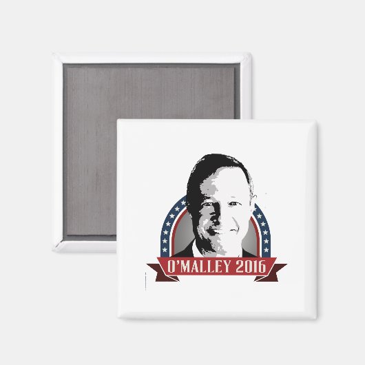 O'Malley 2016 Campagne Banner Naamplaat Magneet (Voorkant / Achterkant)