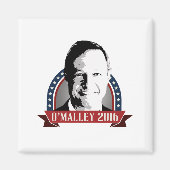 O'Malley 2016 Campagne Banner Naamplaat Magneet (Voorkant)