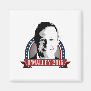 O'Malley 2016 Campagne Banner Naamplaat Magneet
