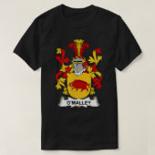 O'Malley Coat of Arms Family Crest T-shirt (Design voorkant)