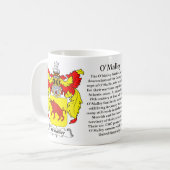 OMalley, de Oorsprong, de Betekenis en de Crest Koffiemok (Voorkant links)