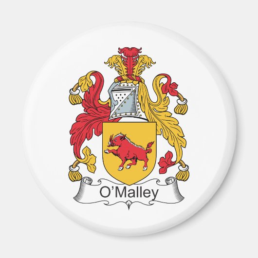O'Malley Family Crest Magneet (Voorkant)