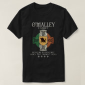 O'Malley Family Ireland O'Malley achternaam T-shirt (Design voorkant)