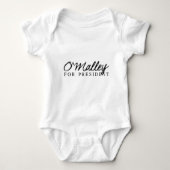 O'Malley for President Signature Romper (Voorkant)