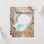 Omamori Card #002 – Hara Cat | Harmony • Inner Bal Kaart (Voorkant / Achterkant in situ)