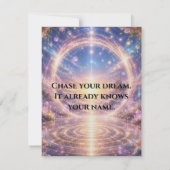 Omamori Card #005 – Ete Cat | Dreams • Success Kaart (Achterkant)