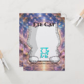 Omamori Card #005 – Ete Cat | Dreams • Success Kaart (Voorkant / Achterkant in situ)