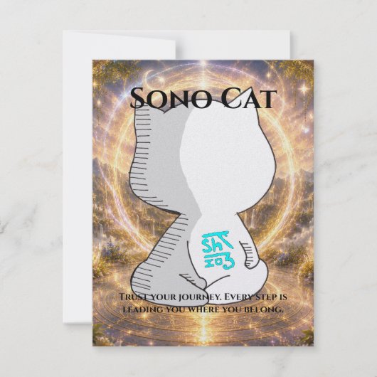 Omamori Card #009 – Sono Cat | Purpose • Path Kaart (Voorkant)