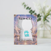 Omamori Card #010 – Yun Cat | Expression • Creativ Kaart (Staand voorkant)