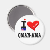OMAN-AMA - I Love Magneet (Voorkant / Achterkant)