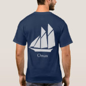 Oman - Boot/Schip T-shirt (Achterkant)