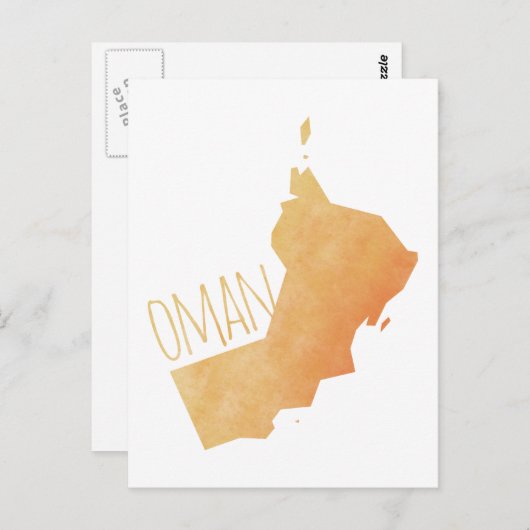 Oman Briefkaart (Voorkant / Achterkant)