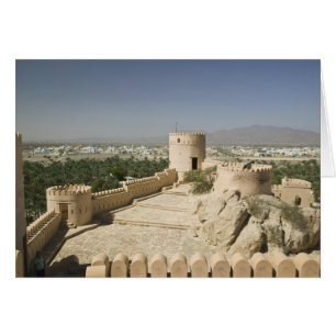 Oman, de Batinah-vlakte, Nakhal. Nakhal Fort, bij