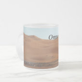 Oman Desert Matglas Koffiemok (Voorkant links)