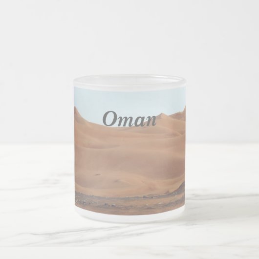 Oman Desert Matglas Koffiemok (Center)