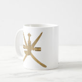 Oman Emblem Koffiemok (Voorkant links)