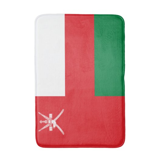Oman Flag Badmat (Voorkant Verticaal)