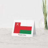 Oman Flag Bedankkaart (Voorkant)