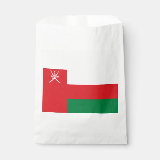 Oman Flag Bedankzakje (Voorkant)