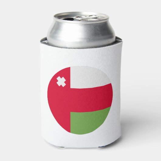 Oman Flag Blikjeskoeler (Blikje Voorkant)