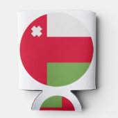Oman Flag Blikjeskoeler (Achterkant)
