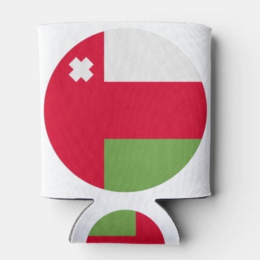 Oman Flag Blikjeskoeler (Achterkant)