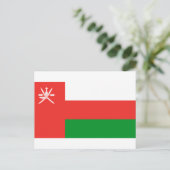 Oman Flag Briefkaart (Staand voorkant)