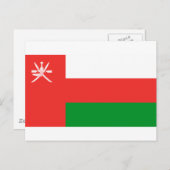 Oman Flag Briefkaart (Voorkant / Achterkant)