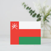Oman Flag Briefkaart (Staand voorkant)