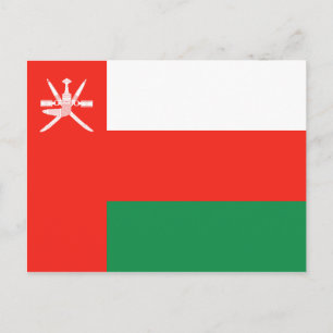 Oman Flag Briefkaart