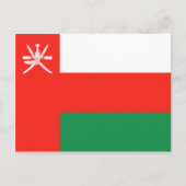 Oman Flag Briefkaart (Voorkant)