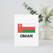 Oman Flag Briefkaart (Staand voorkant)