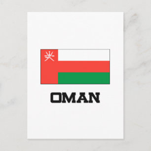 Oman Flag Briefkaart