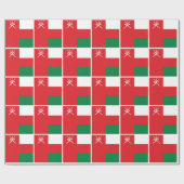 Oman Flag Cadeaupapier (Vlak)