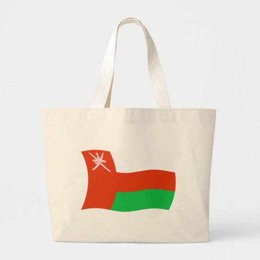 Oman Flag Canvas tas (Voorkant)