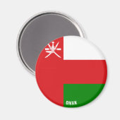 Oman Flag Charming Patriotic Magnet (Voorkant / Achterkant)