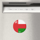 Oman Flag Charming Patriotic Magnet (Insitu (Vaatwasser))