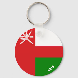 Oman Flag Charming Patriotic Sleutelhanger